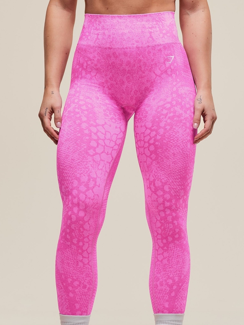 Gymshark adapt animal x Whitney sour pink leggings